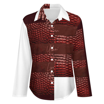 Women's Irregular Shirt B648 (All-Over Printing)