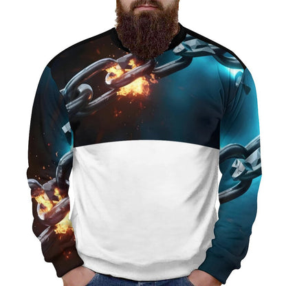 250gsm Round Neck Men's Sweatshirt 4T35 (All-Over Printing)