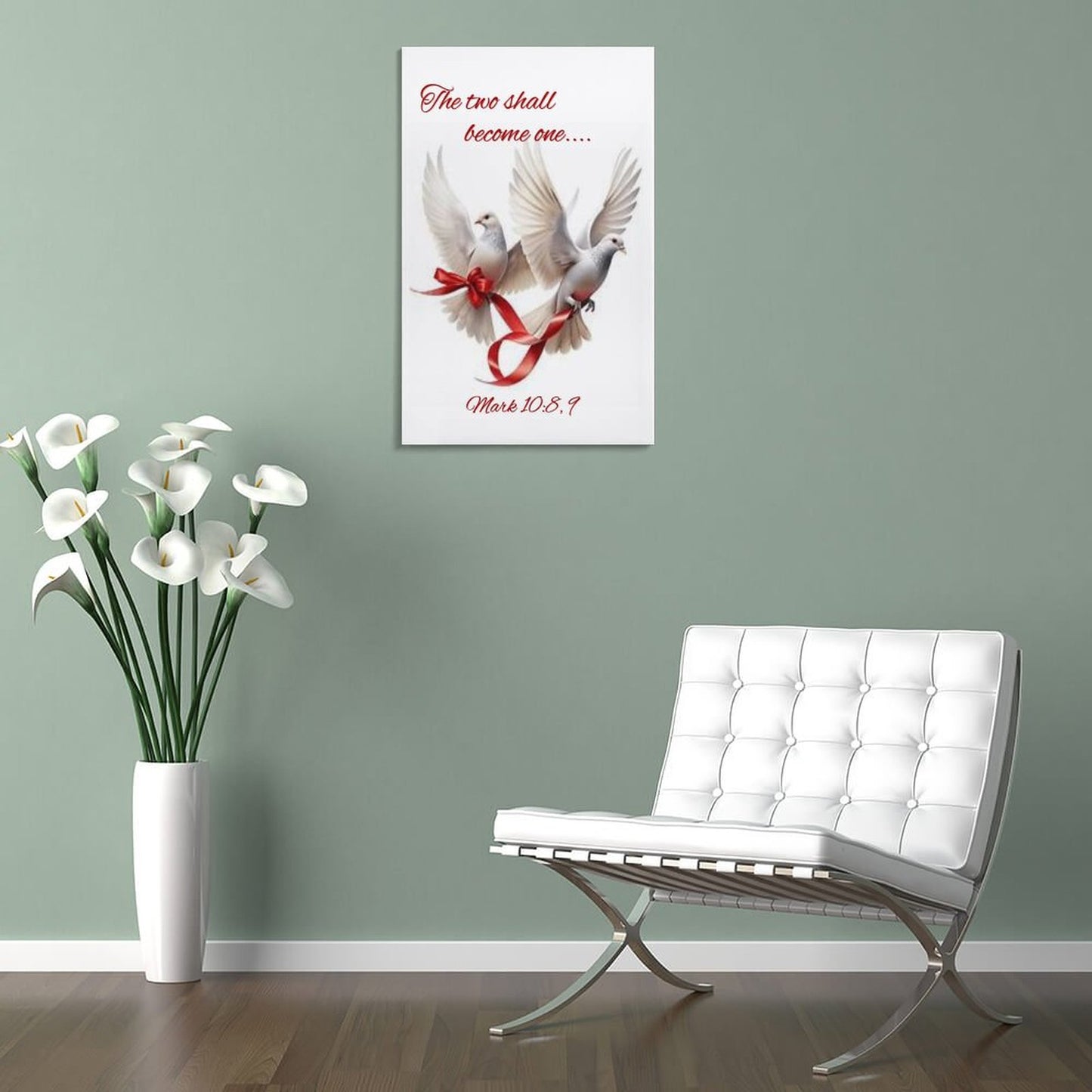 Framed Wooden Poster Hanging (Vertical 2:3)-8x12 inch