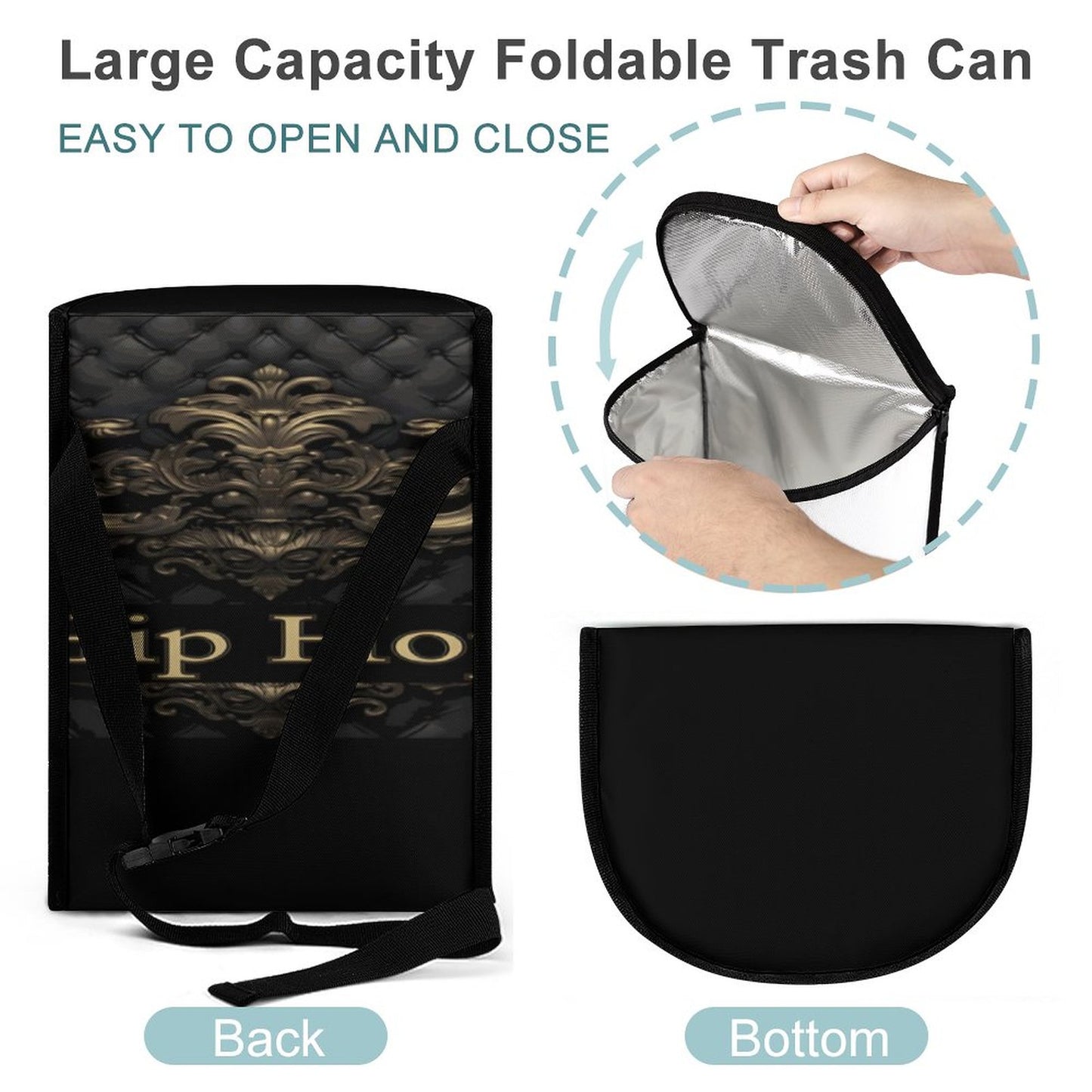 Collapsible Car Trash Bin
