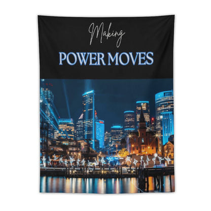 MAKING POWER MOVES Wall Art with Vertical Tapestry