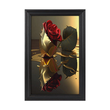 European Style-Framed Vertical Canvas Art Print-Minimalist Decor-16"×24"