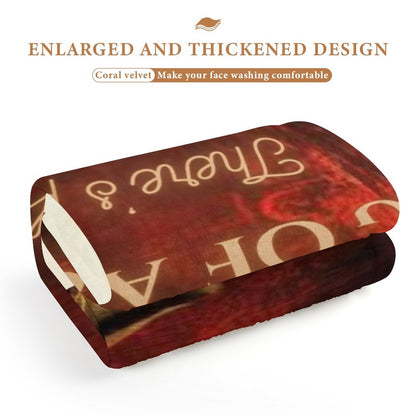 Coral Velvet Towel