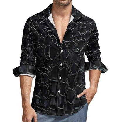 Men's Long Sleeve Shirt with Pocket LS (All-Over Printing)