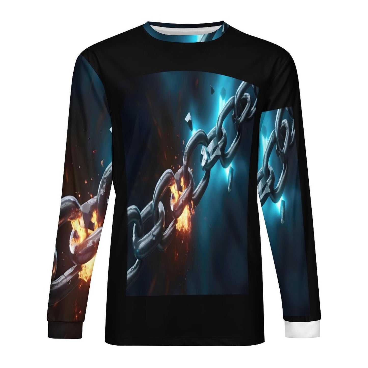 Men's Workout Top Long Sleeve DS017 (All-Over Printing)