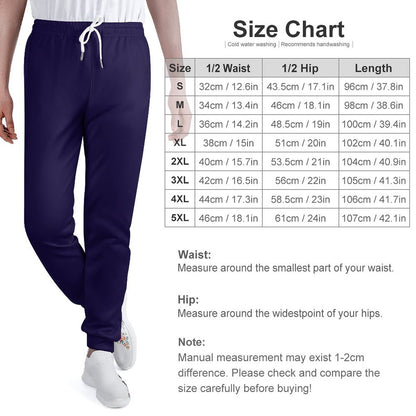 MULTICOLOR--PURPLE Sweatpants-SMALL-5XL