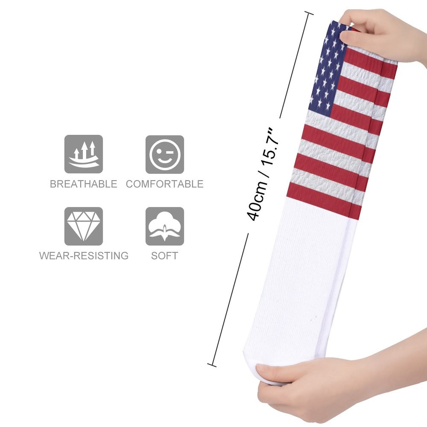 AMERICA Tube Socks