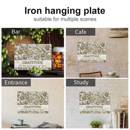 Horizontal Personalized Metal Wall Art Tin Sign-5.5"x7.9"/14x20cm