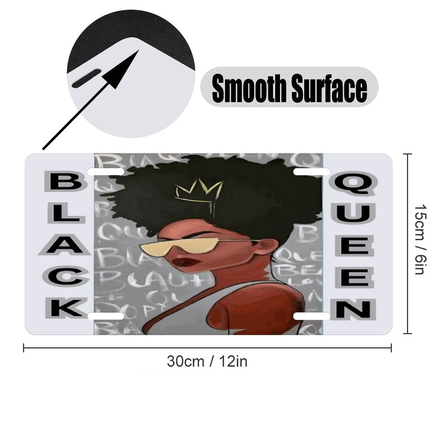 Car License Plate-11.8”x5.9”