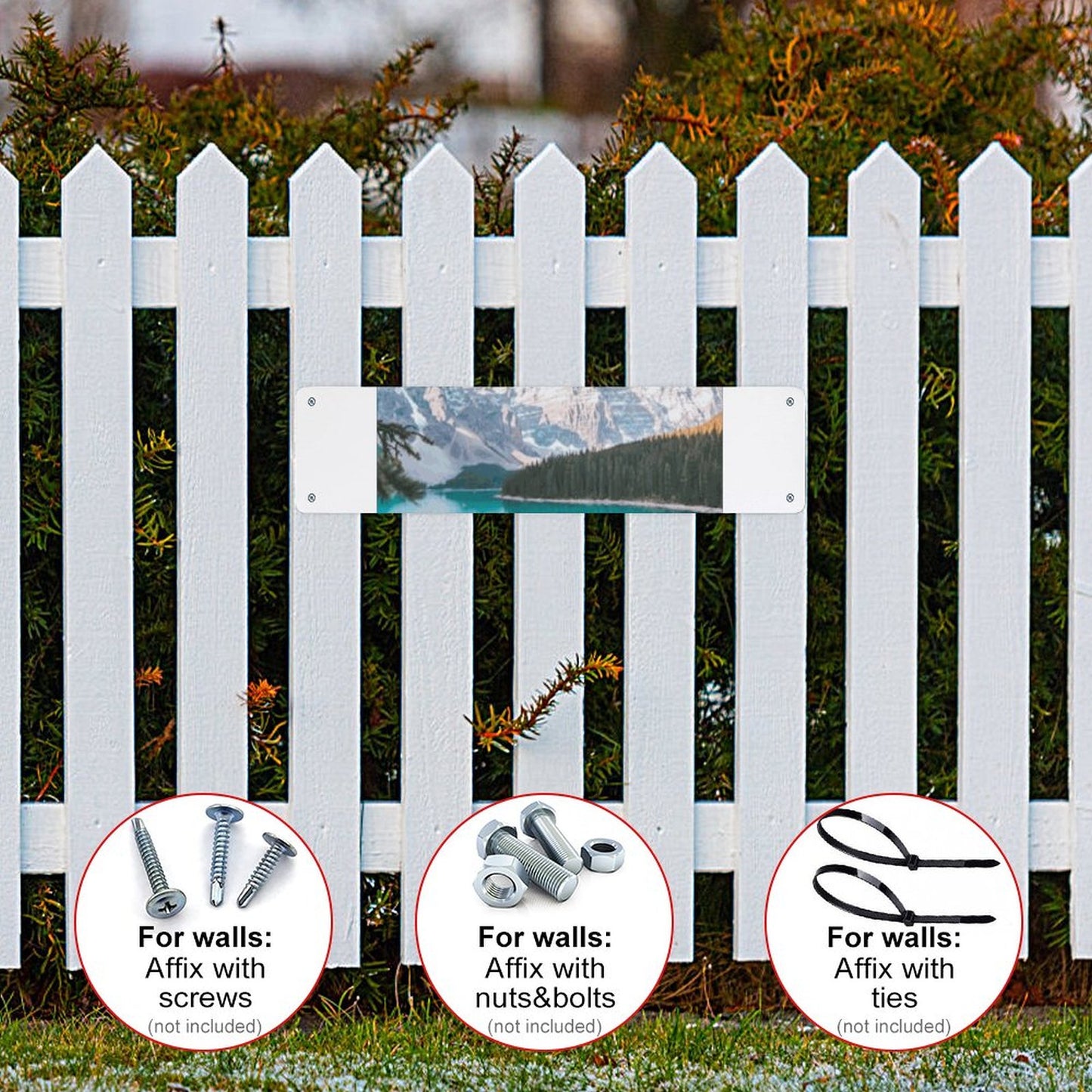 Slim Metal Tin Sign