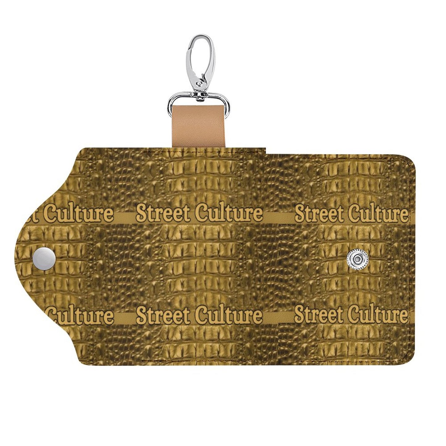 STREET CULTURE Alligator Leather Key Holder Pouch