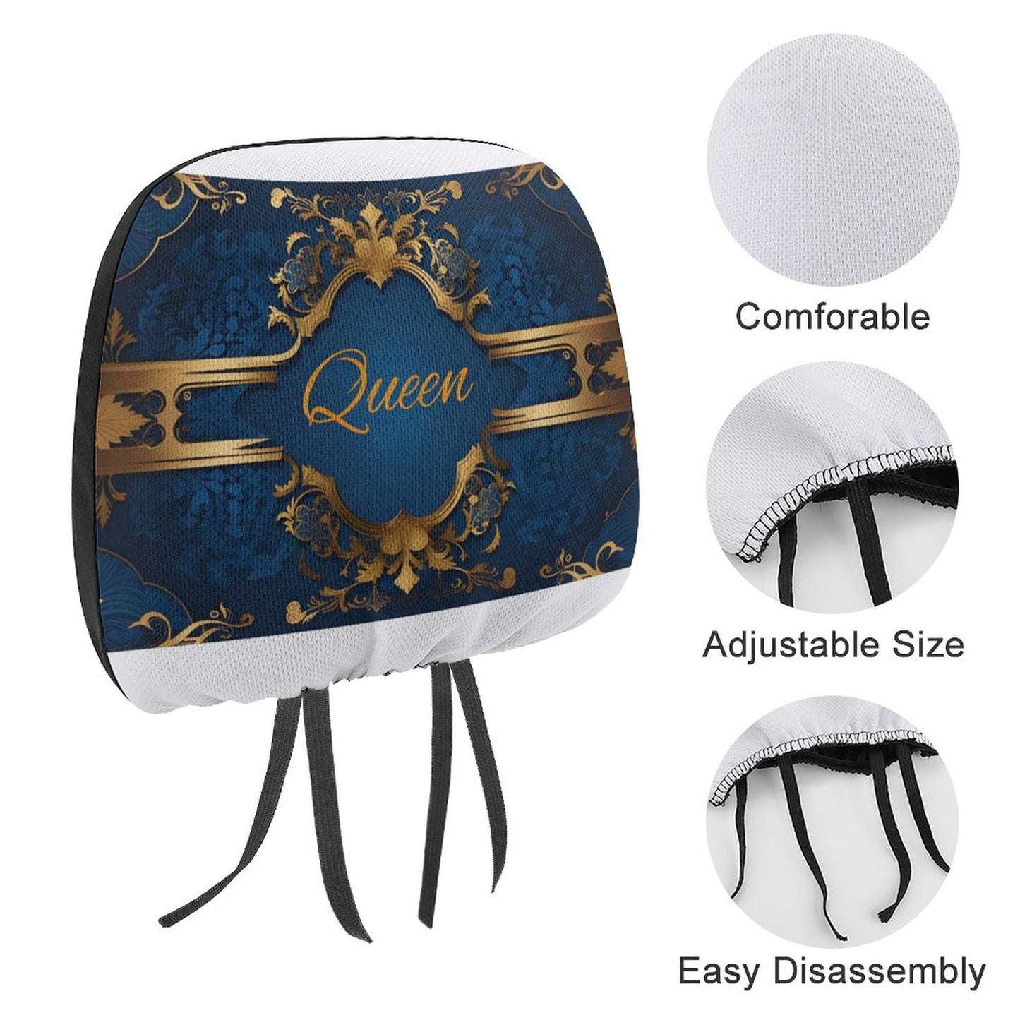Custom Car Headrest Covers