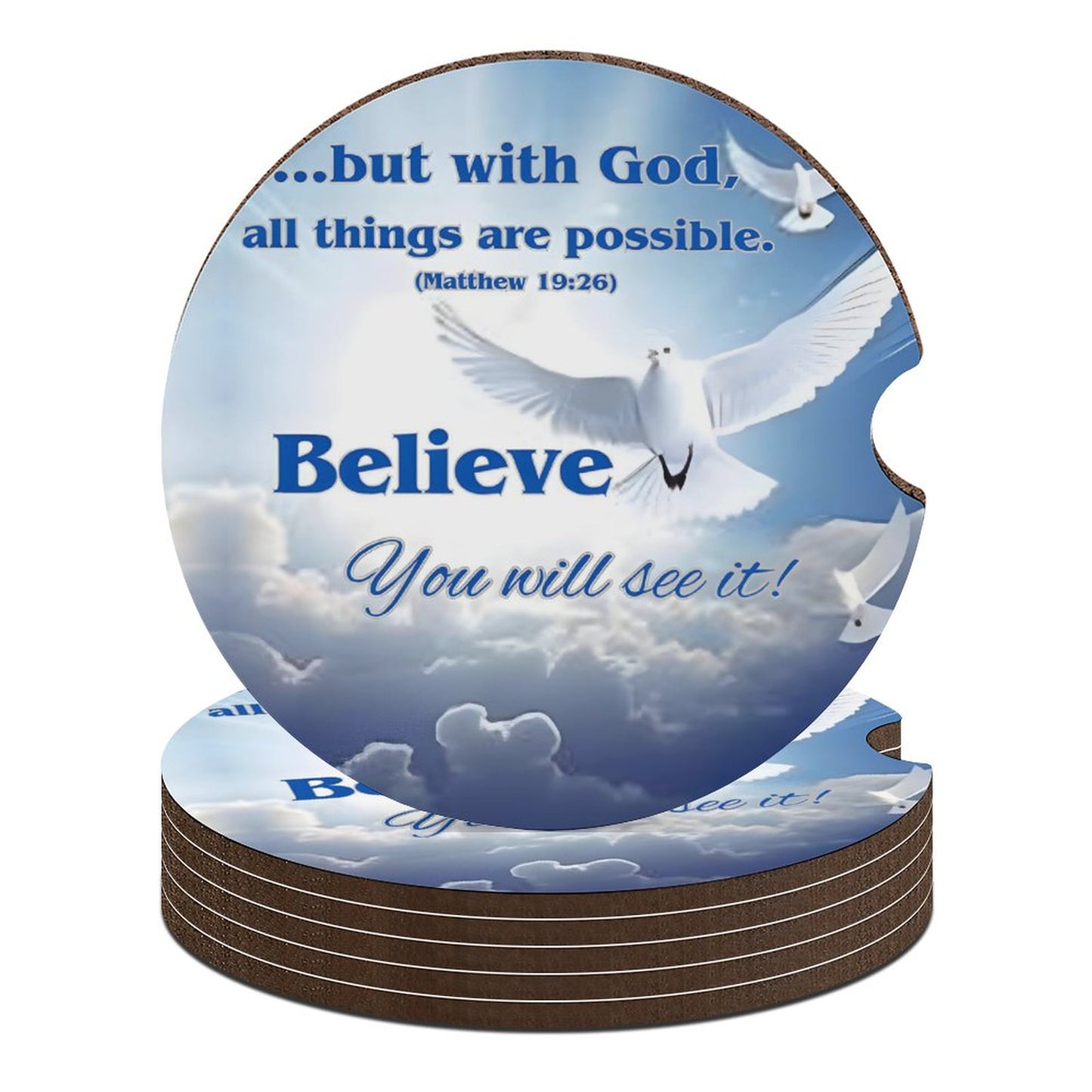 Car Coaster-BELIEVE
