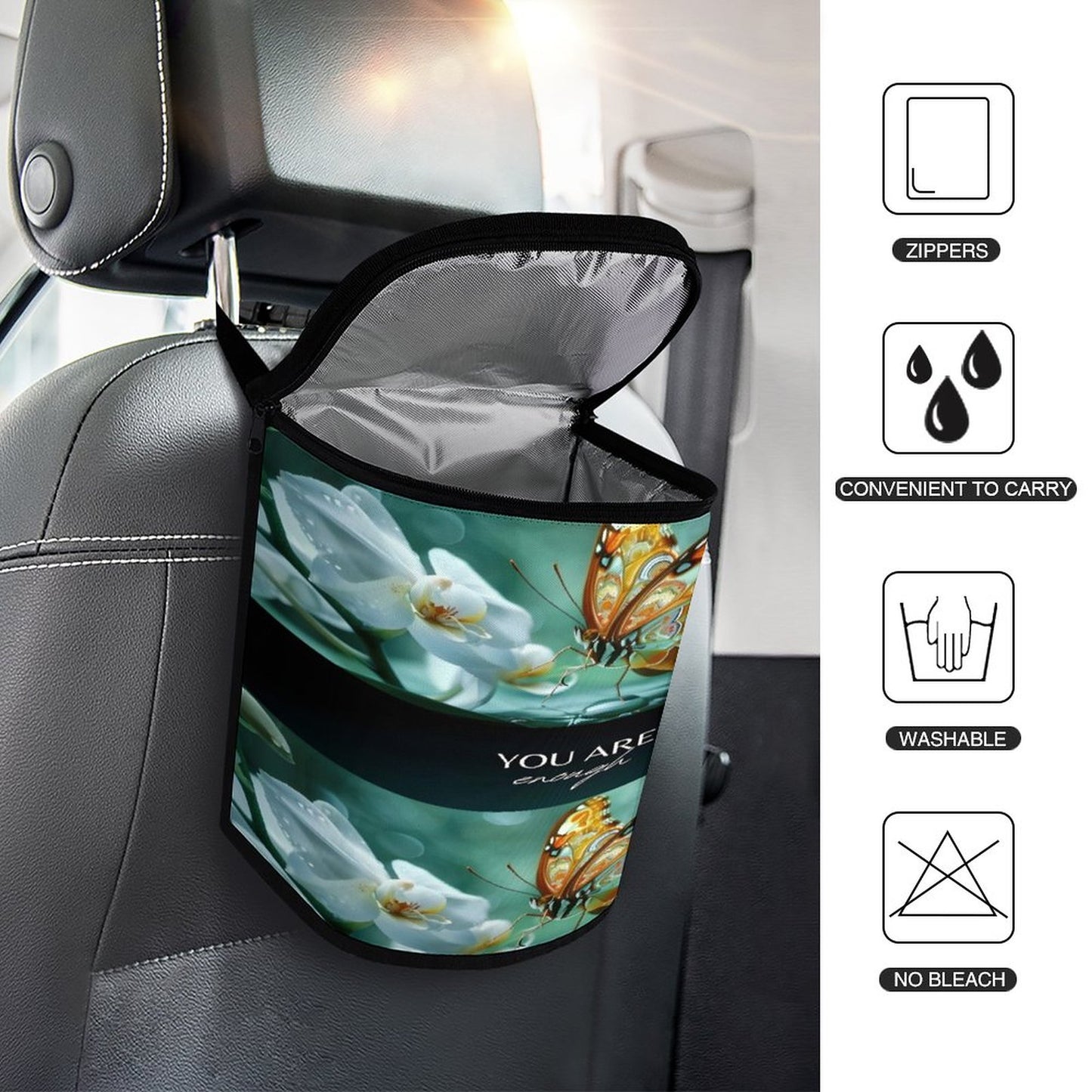 Collapsible Car Trash Bin
