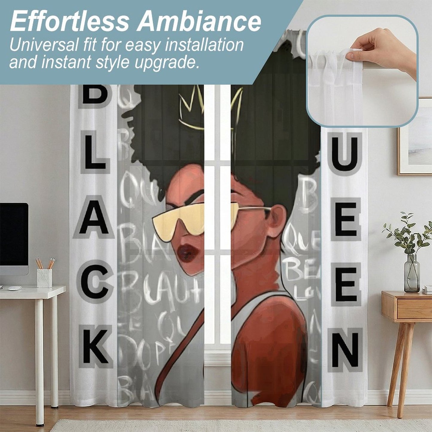 Sheer Curtain(All-Over Printing)
