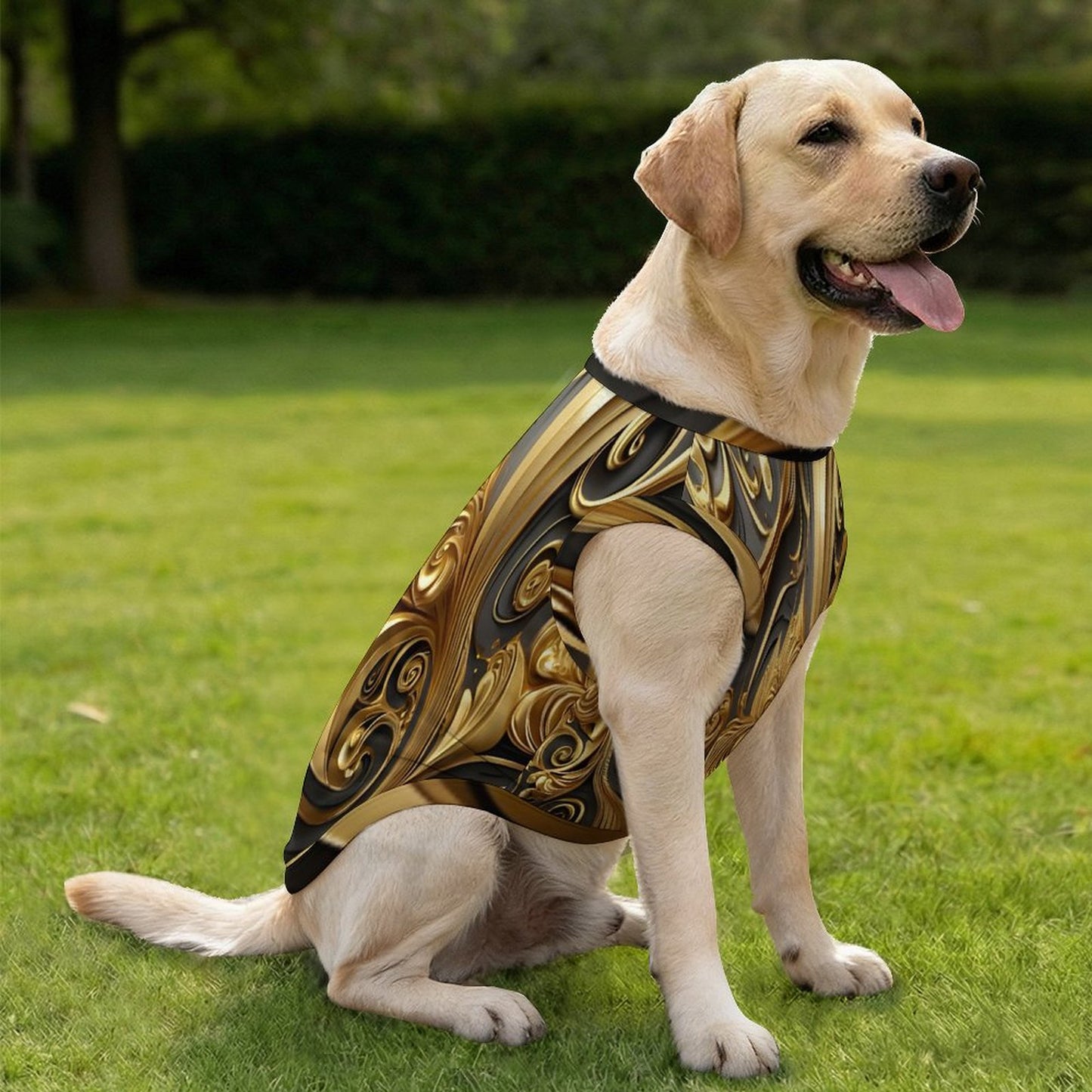 Plus Size Ice Silk Pet Tank Top(All-Over Printing)