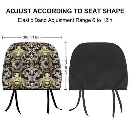 Custom Car Headrest Covers