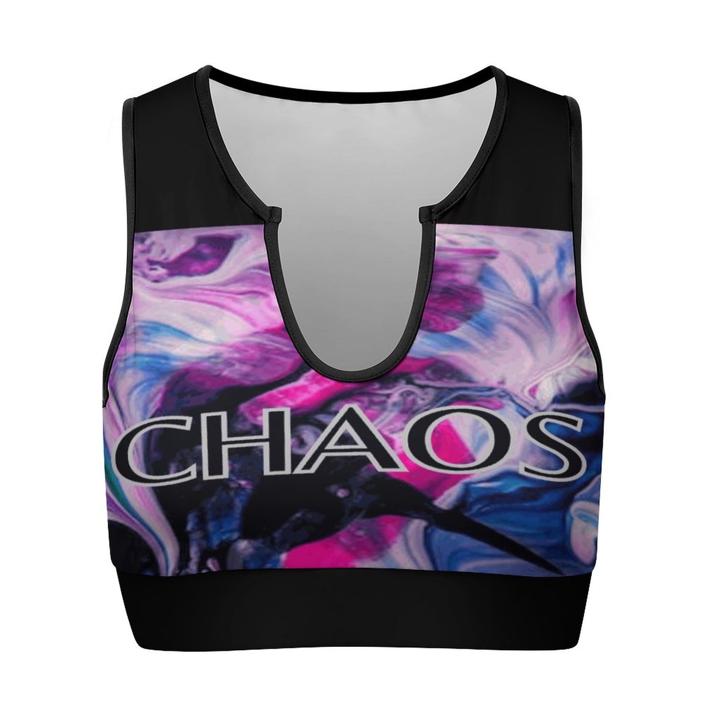 CHAOS Yoga Tank Top (black)-SMALL-2XL