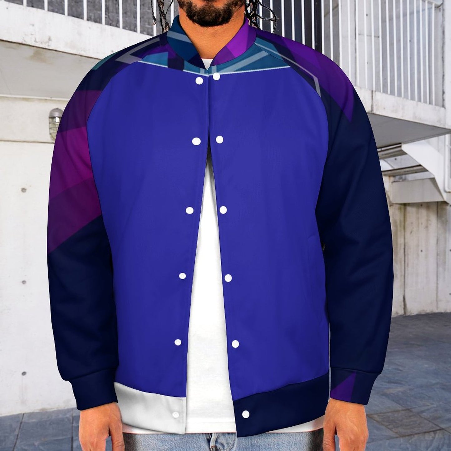 Men's Baseball Jacket (All-Over Printing)