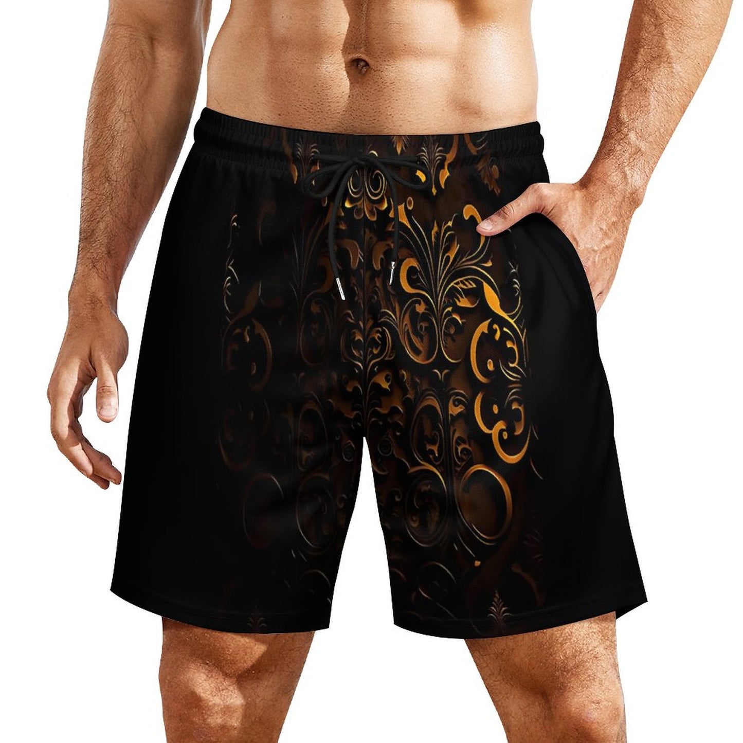 Men's Hawaiian shorts with 4 Pockets