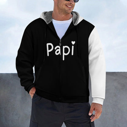230gsm Full Zip up Hoodie with Plush Lining WZIP (All-Over Printing)