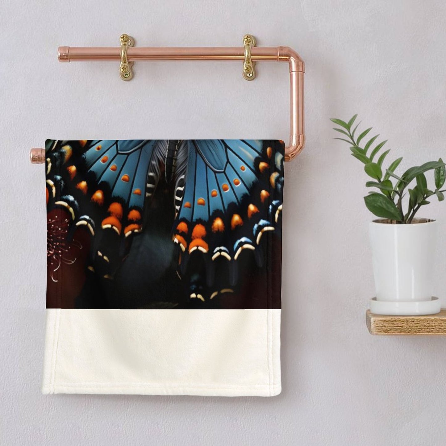 Coral Velvet Towel