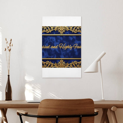 Framed Wooden Poster Hanging (Vertical 2:3)-8x12 inch