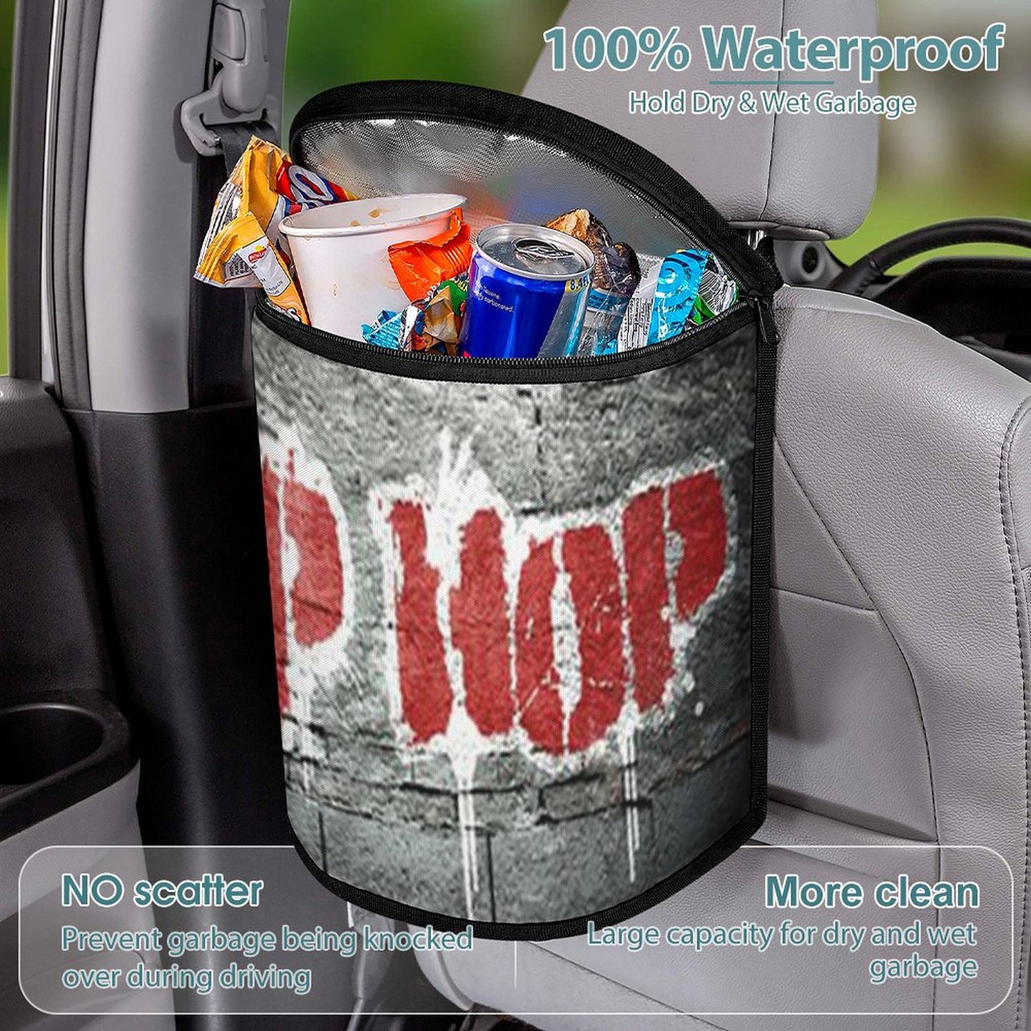 Collapsible Car Trash Bin