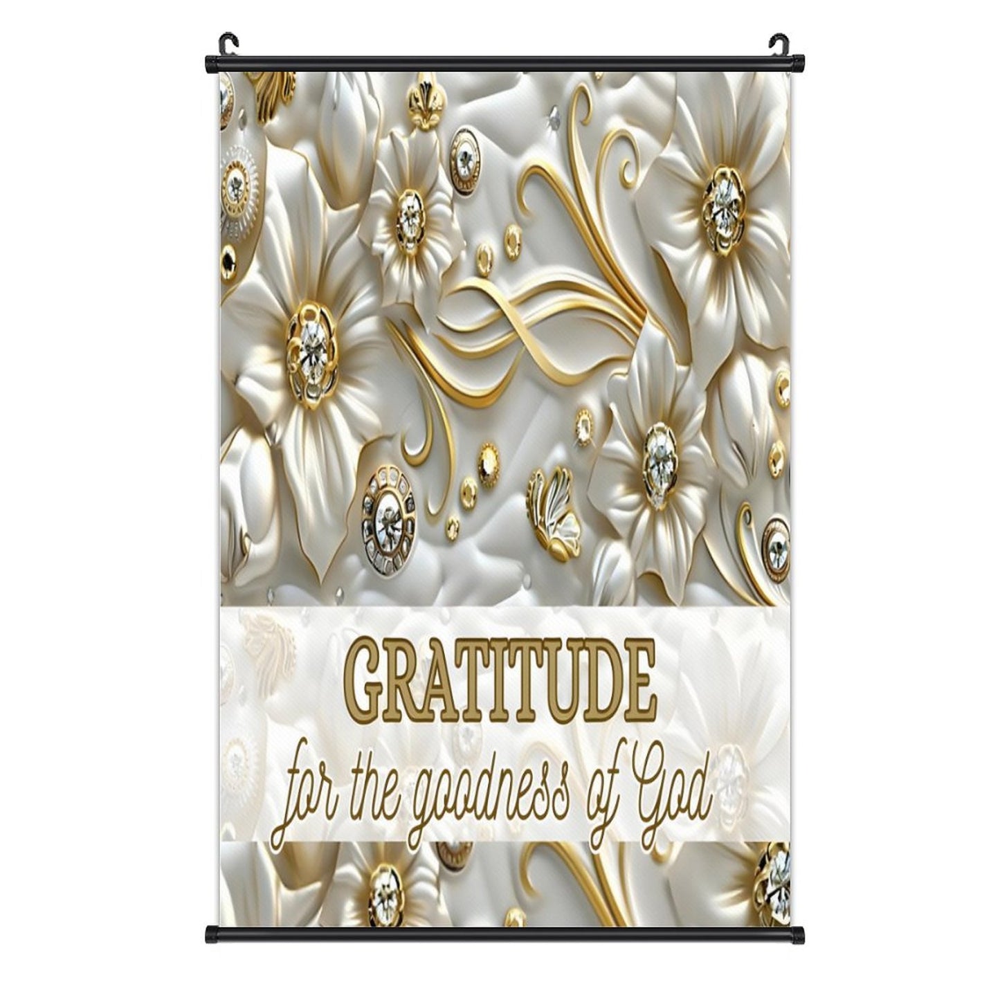 Canvas Hanging Poster with Scrolls-16"x24"/ 40x60cm