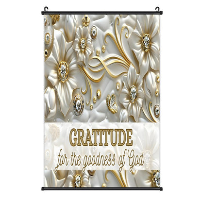 Canvas Hanging Poster with Scrolls-16"x24"/ 40x60cm