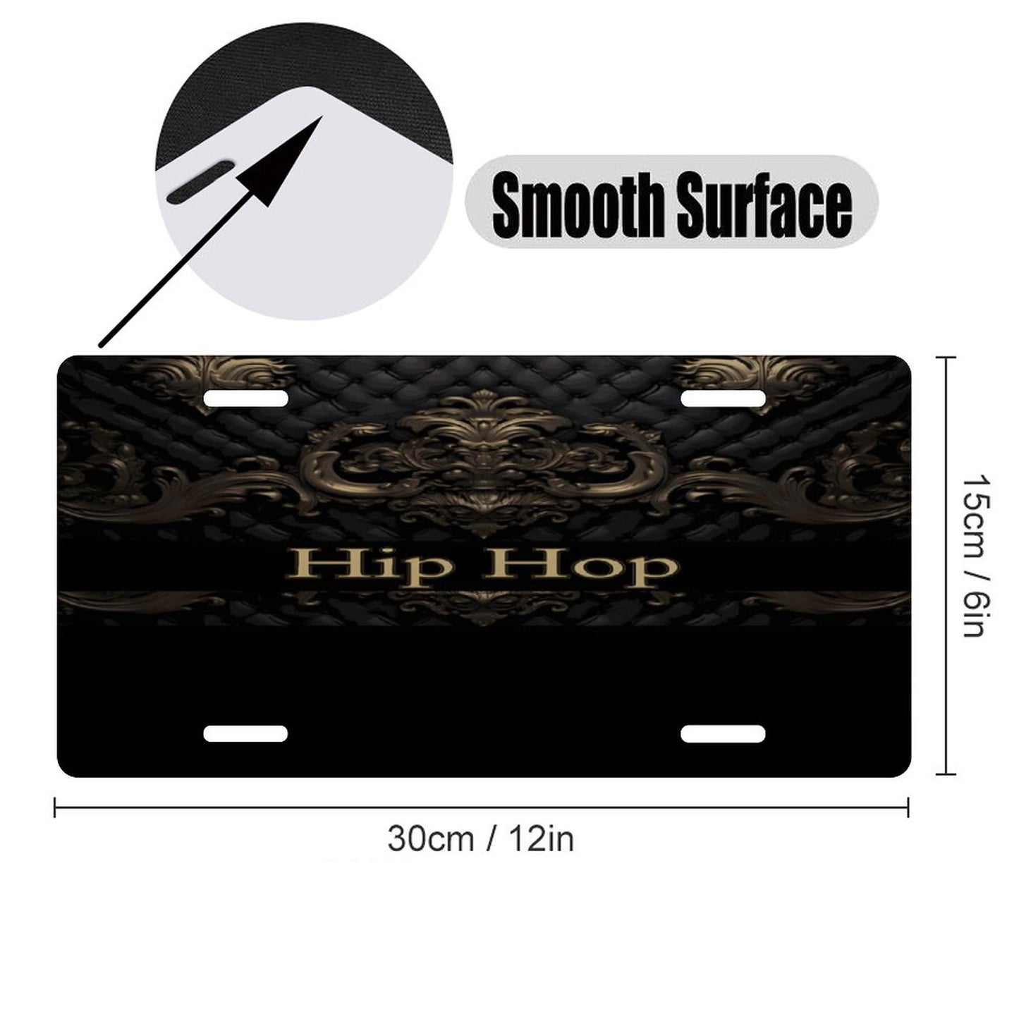 Car License Plate-11.8”x5.9”