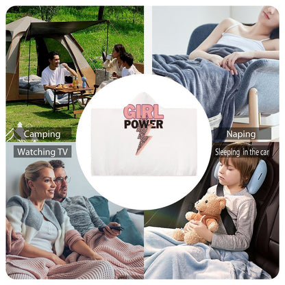 Wrap Hooded Blanket-60"x80"/ 150x200cm