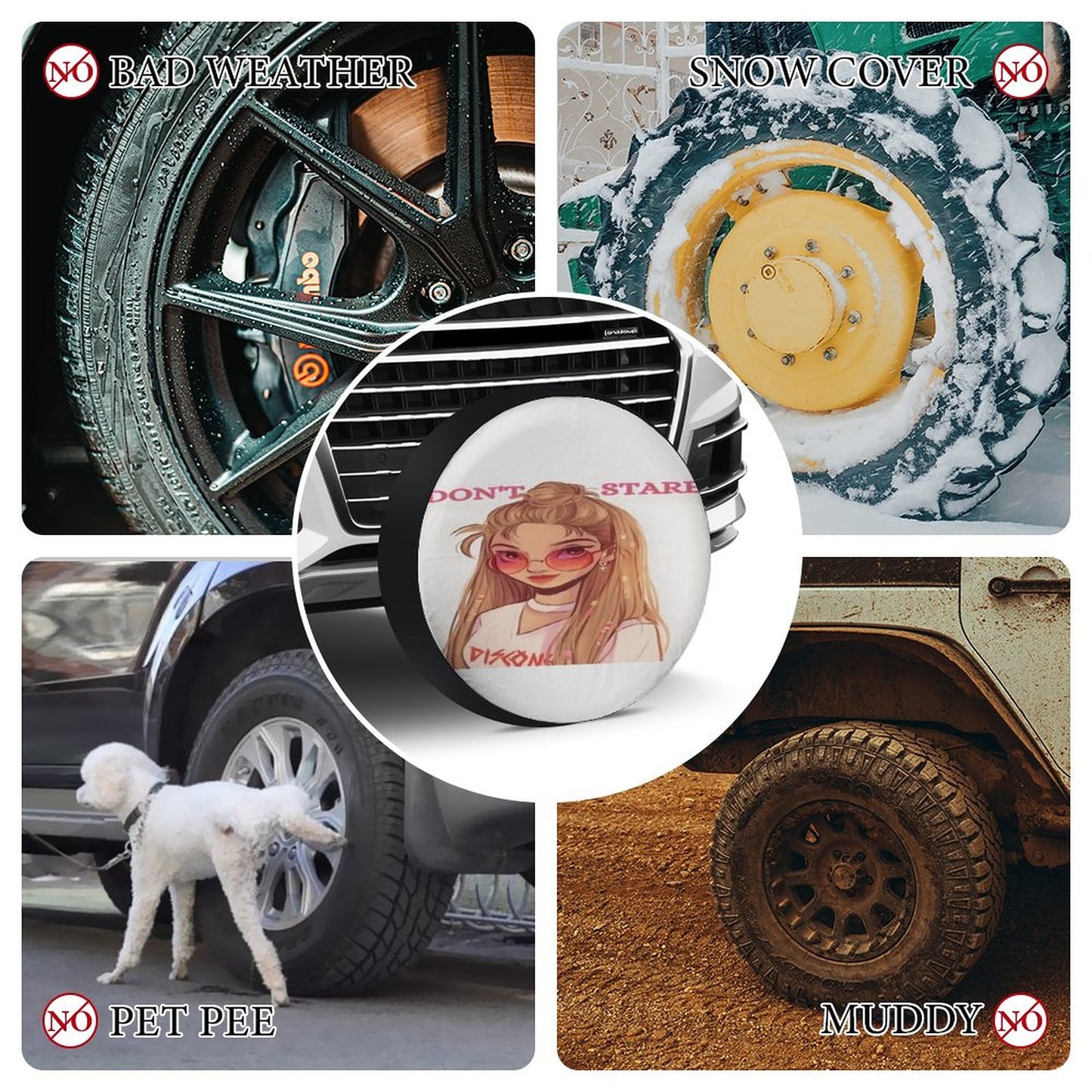 Oxford Cloth Tire Cover