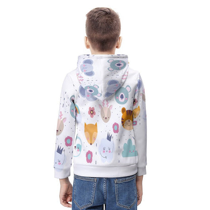 230gsm Children's All-Over printing Hoodie (All-Over Printing)