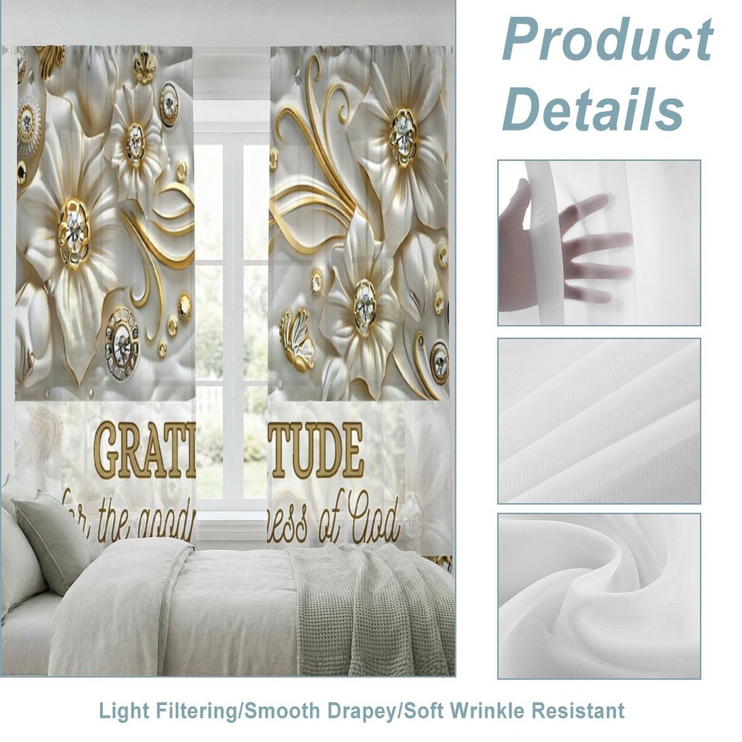 Sheer Curtain(All-Over Printing)