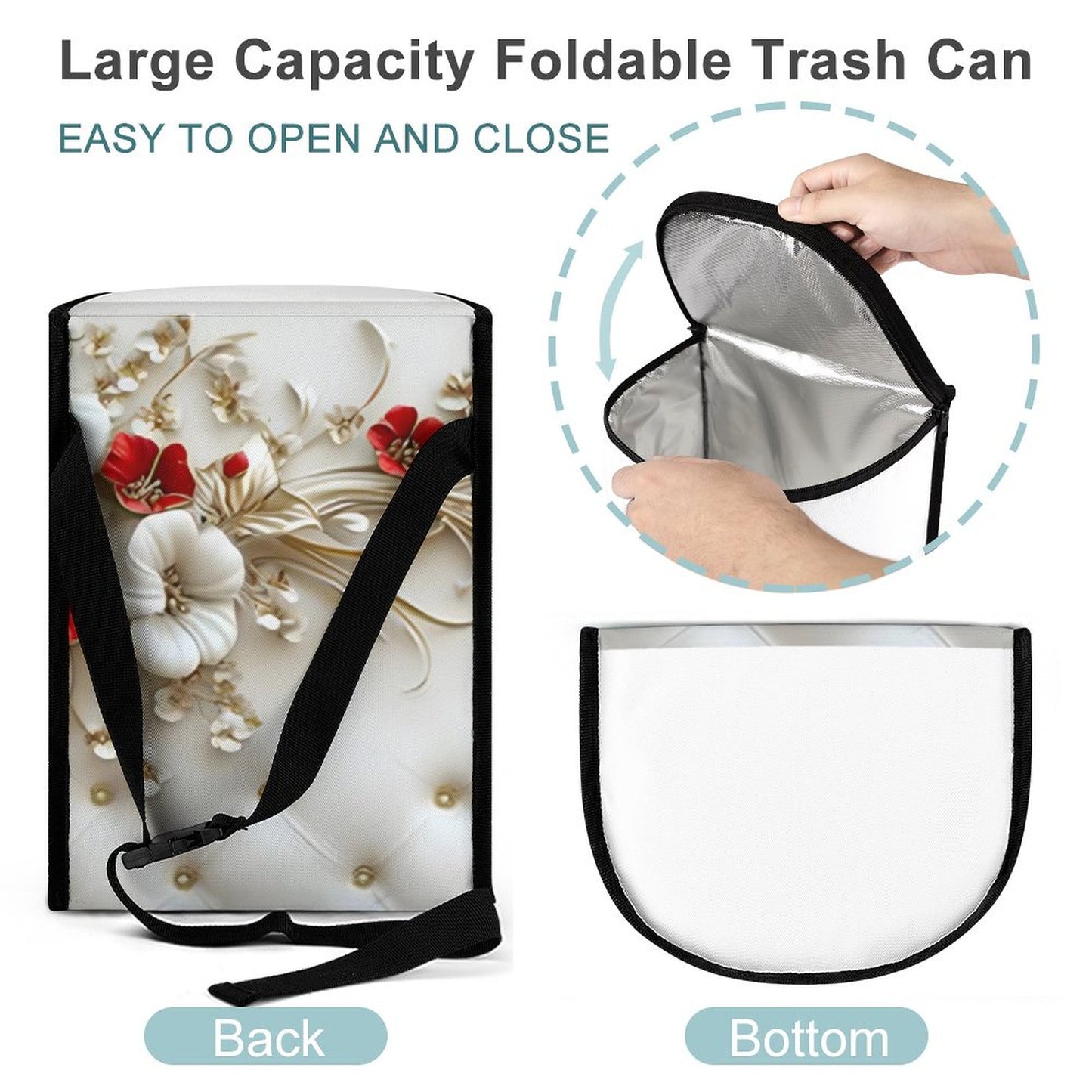 Collapsible Car Trash Bin