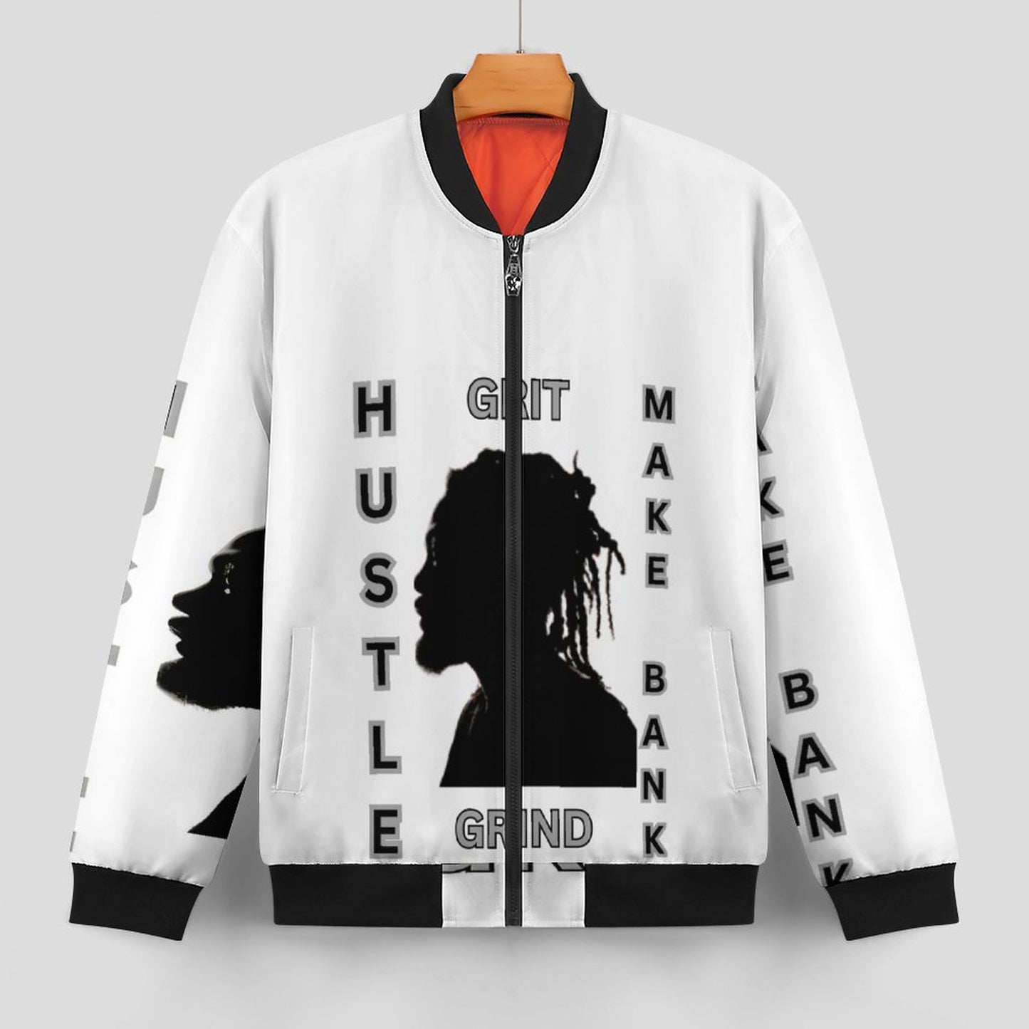 180gsm Zipper Bomber Jacket BMJ (All-Over Printing)