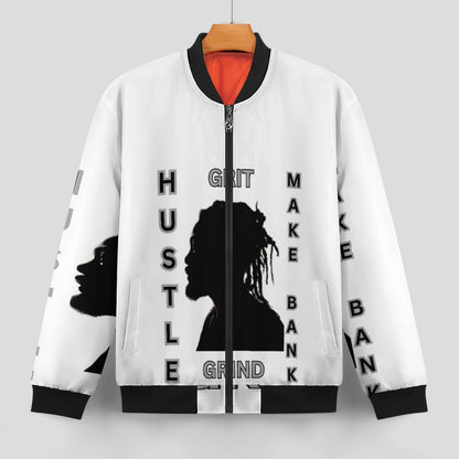 180gsm Zipper Bomber Jacket BMJ (All-Over Printing)