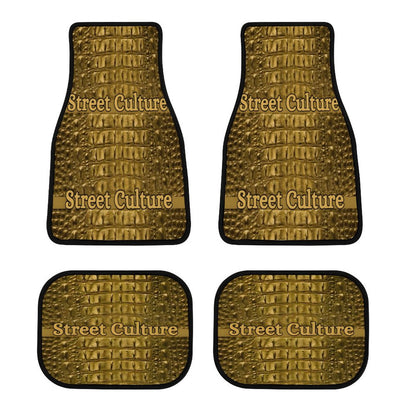STREET CULTURE Alligator Car Mats (Set of 4)