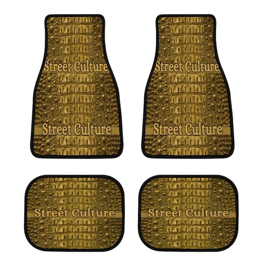 STREET CULTURE Alligator Car Mats (Set of 4)