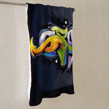 COLORFUL GRAFFITI Bath Towel 70x140