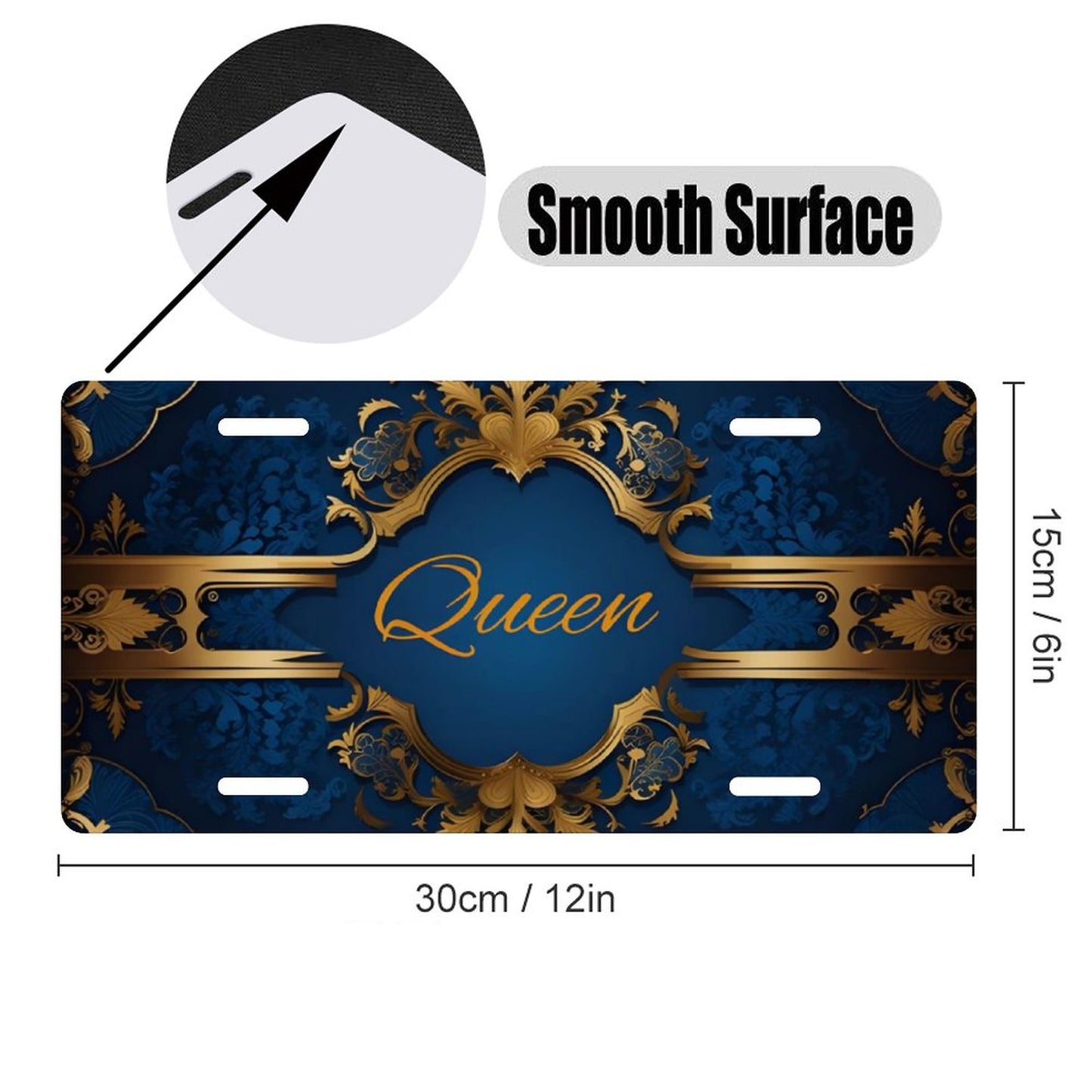 Car License Plate-11.8”x5.9”
