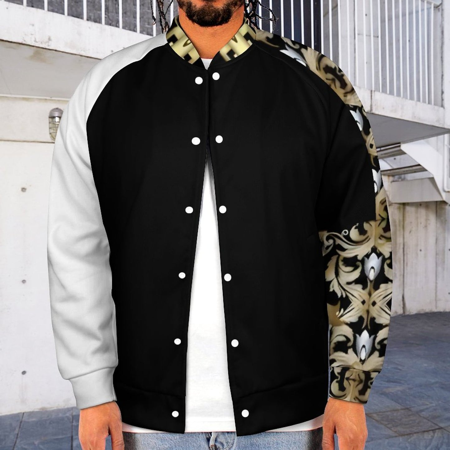Men's Baseball Jacket (All-Over Printing)