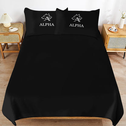3-Piece Bedding Set-102"x90"/ 259x229cm (Dual-sided Printing)