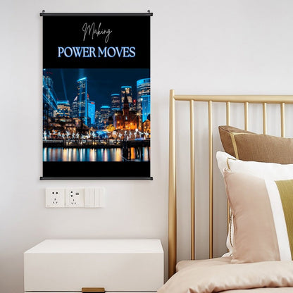 Canvas Hanging Poster with Scrolls-16"x24"/ 40x60cm