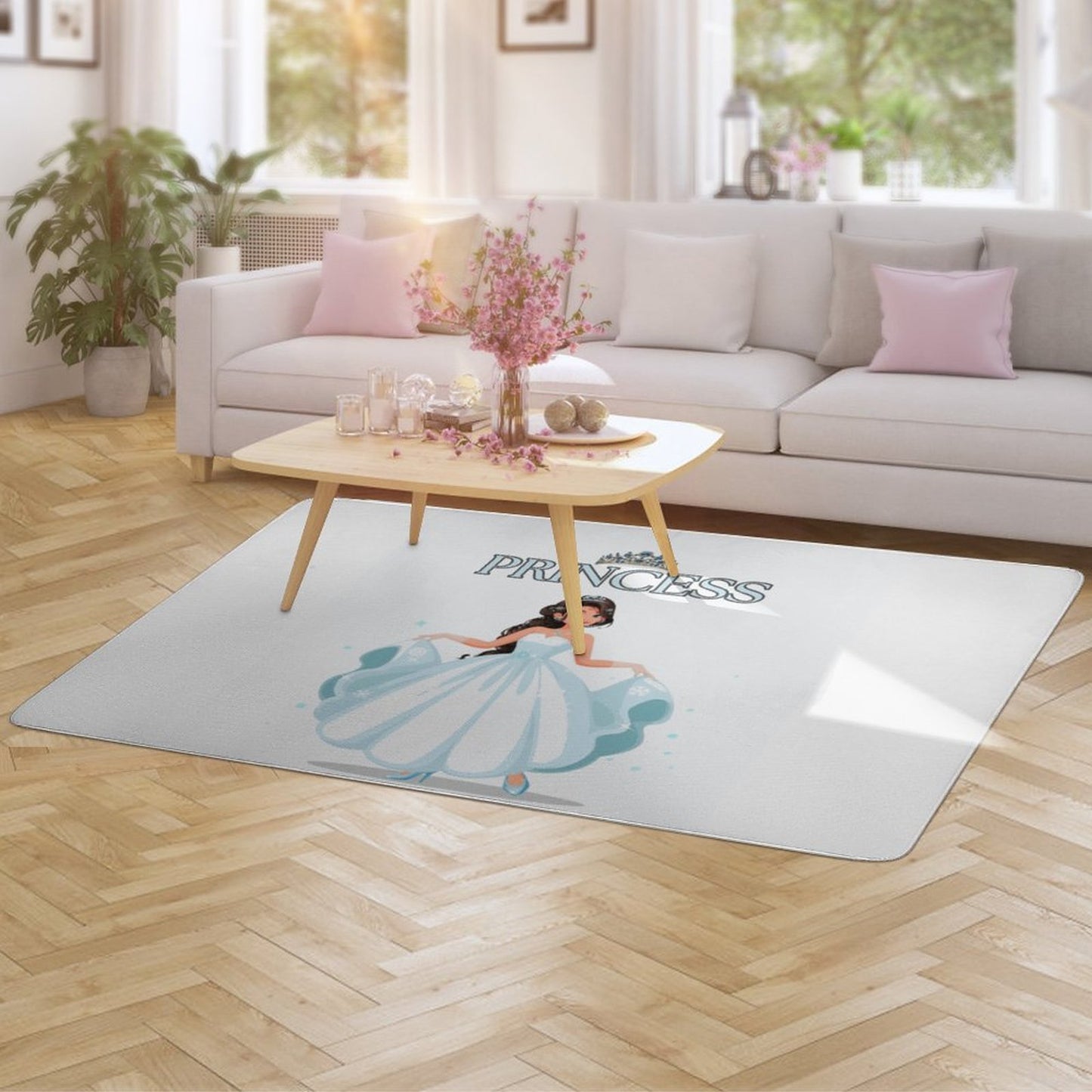 Coral Velvet Floor Mat for Home-60"x40"