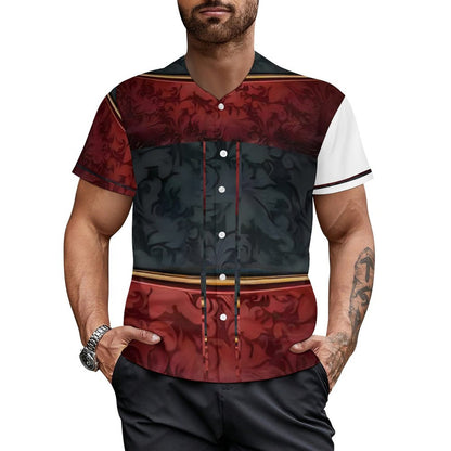 Short Sleeve Men's Baseball Batting Jacket J50T