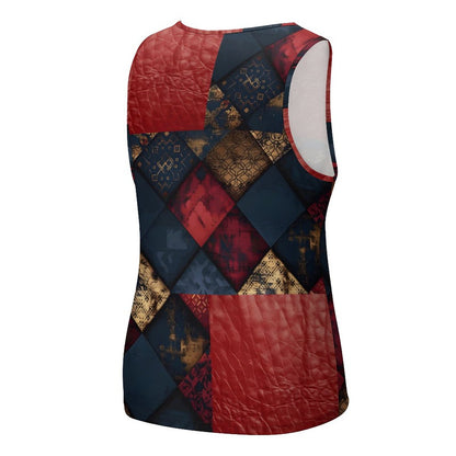 TRIANGLES & LEATHER Men's Tank Top-SMALL-5XL