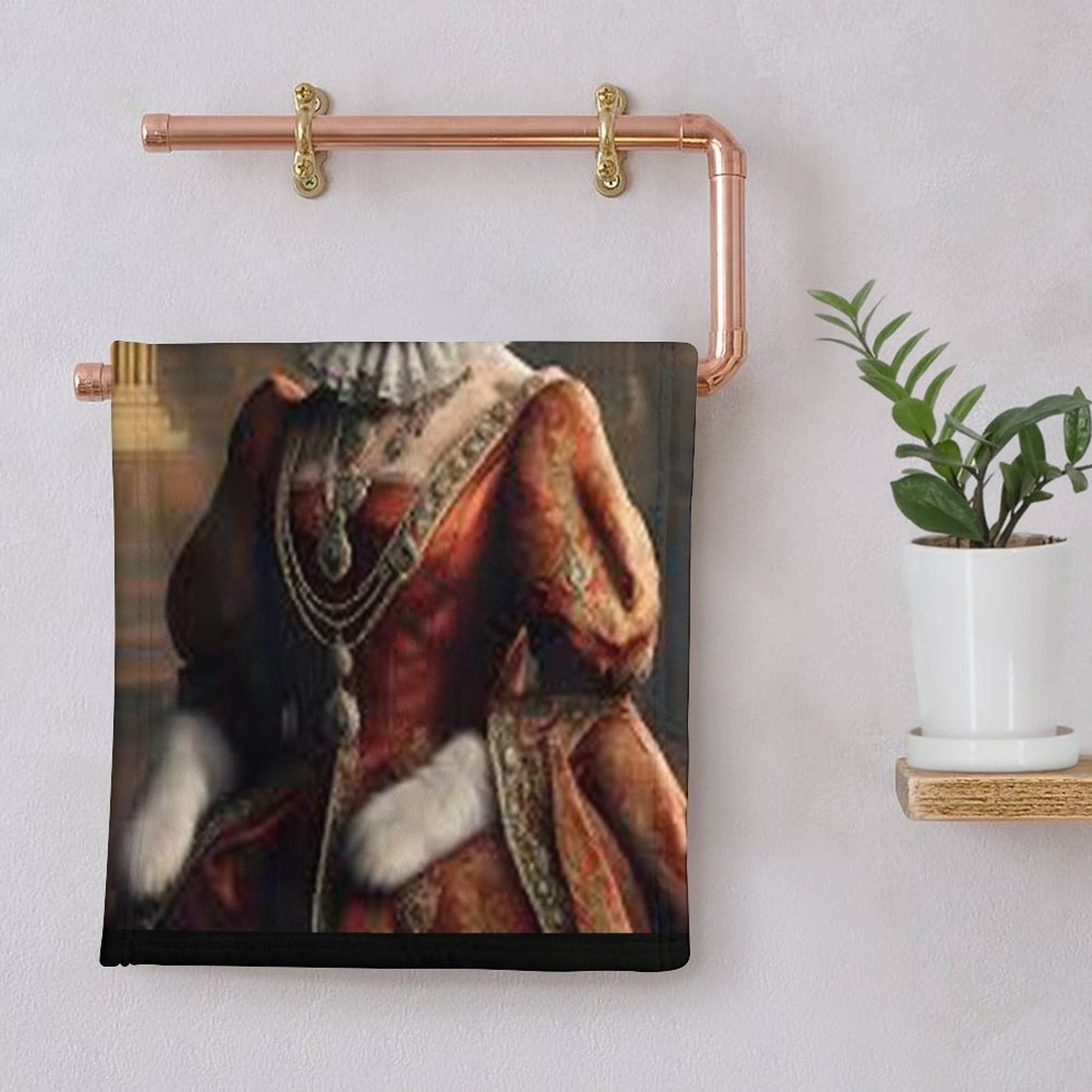 Coral Velvet Towel