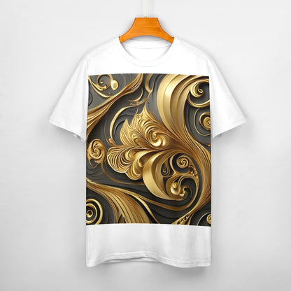 DTG 190gsm Cotton Comfort Short-Sleeve T-Shirt for Men(All-Over Printing)